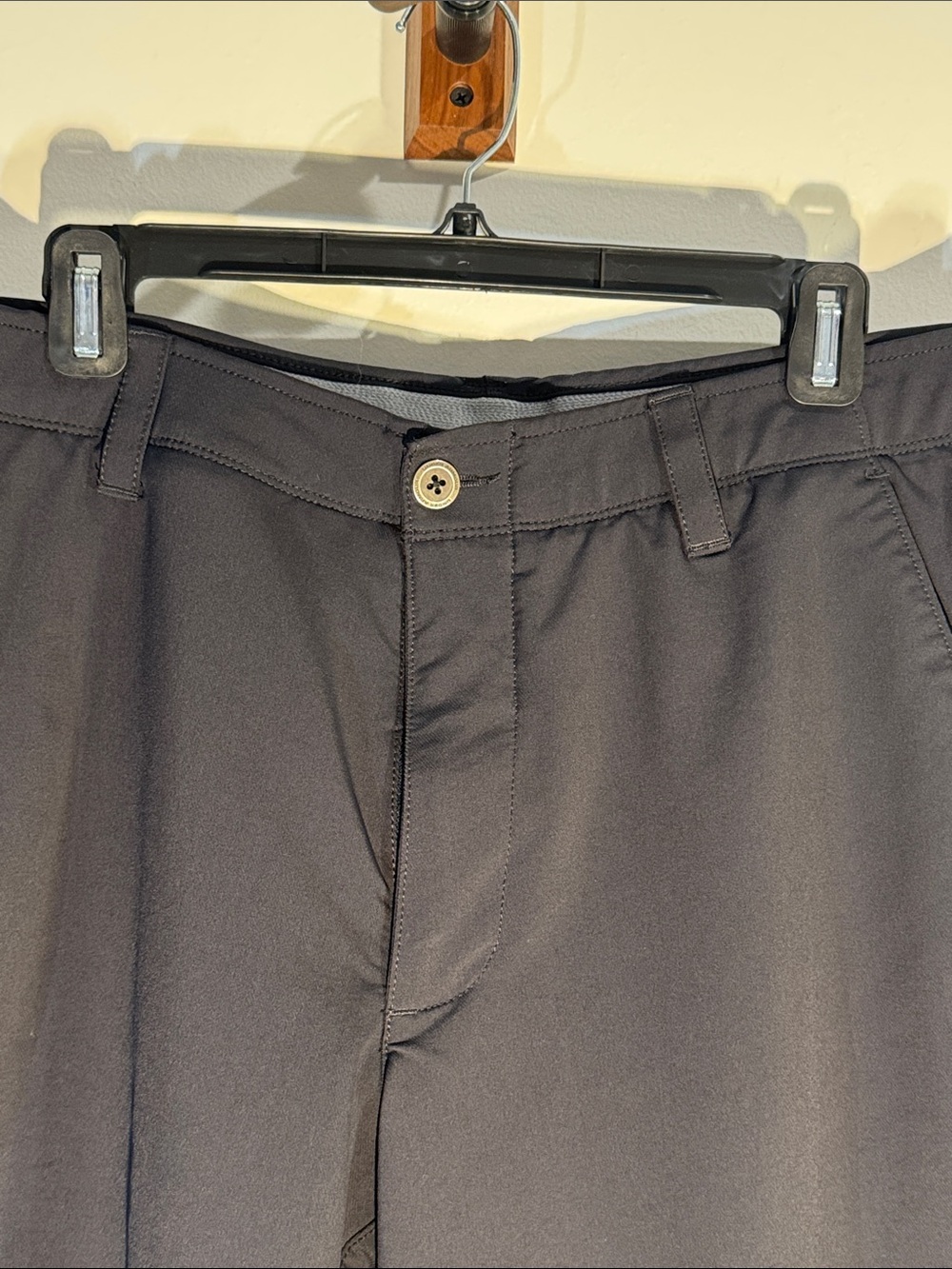 Under Armour Navy Flat-Front Performance Shorts - Picture 4 of 7